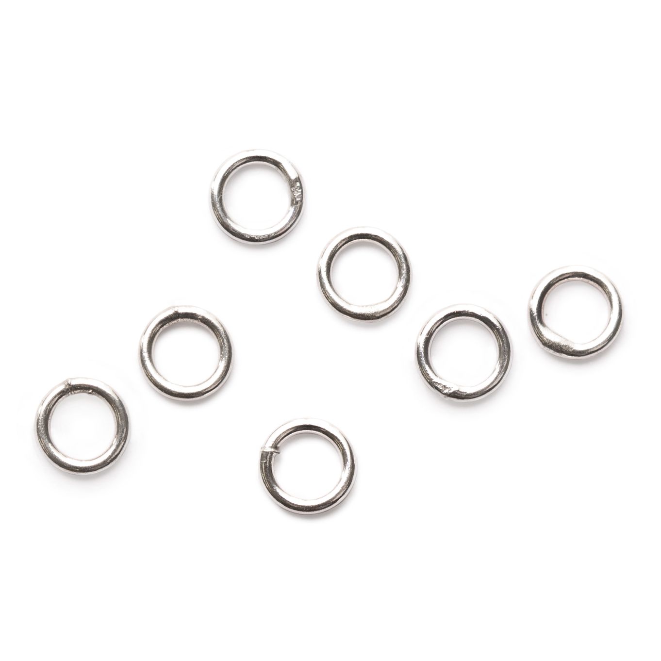 Sterling Silver 5mm Closed Jump Rings