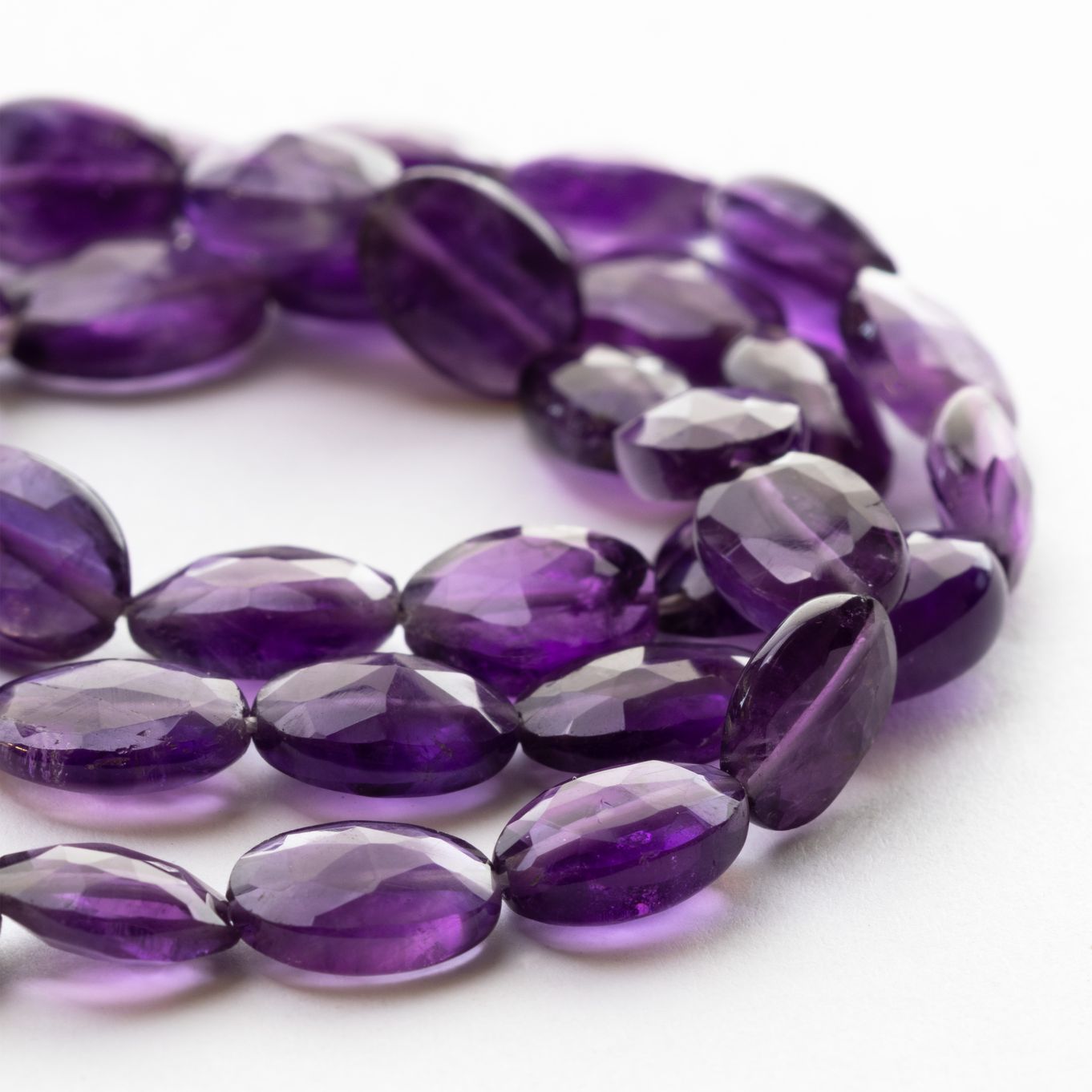 Amethyst faceted clearance beads