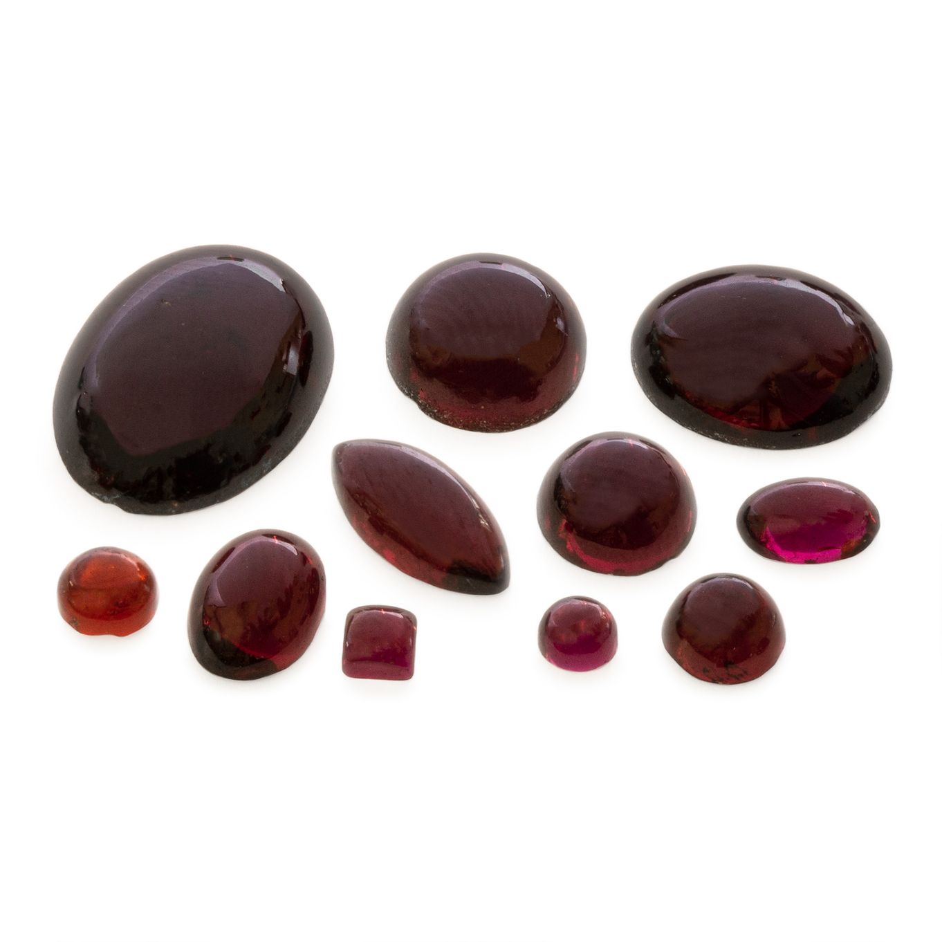 Garnet cabochon store stones