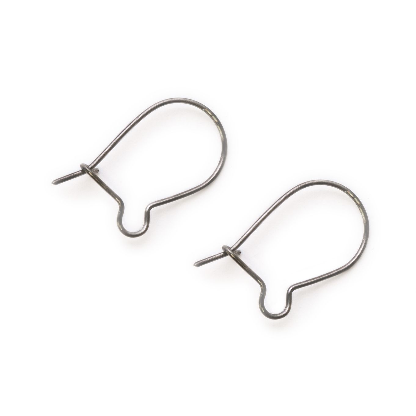10x Stainless Steel Kidney Earring Hooks With Clasps No Fade