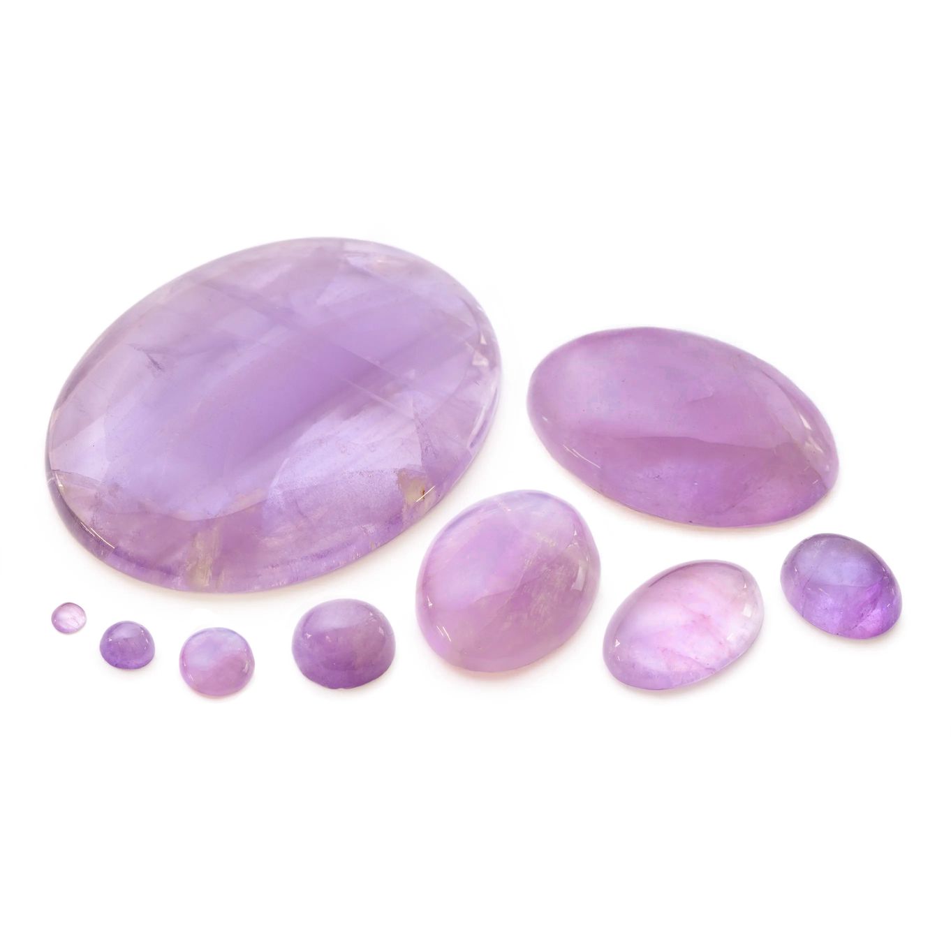 Lavender Amethyst Cabochons