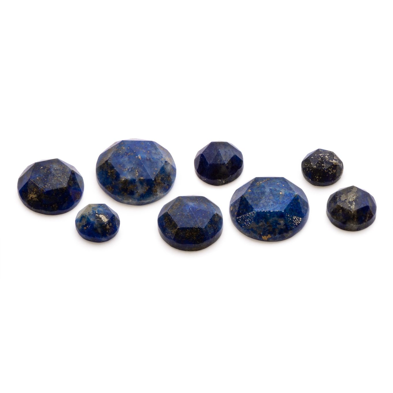 Lapis Lazuli Rose Cut Cabochons