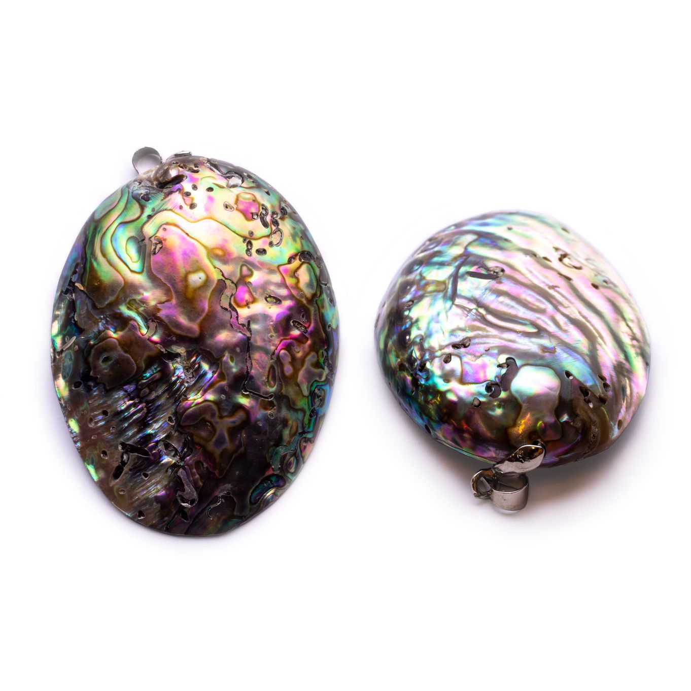 Paua Shell Oval Pendants, From Approx 50x40mm
