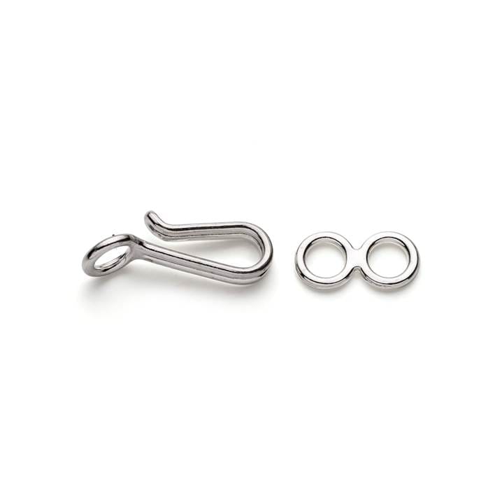 Buy 55mm Silver-tone Hook & Eye Clasp 1 piece Online