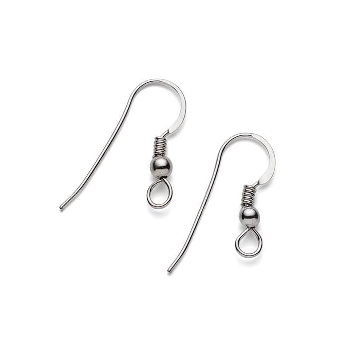 Hoops Medium Fish Wire Earrings — Loops Jewellery