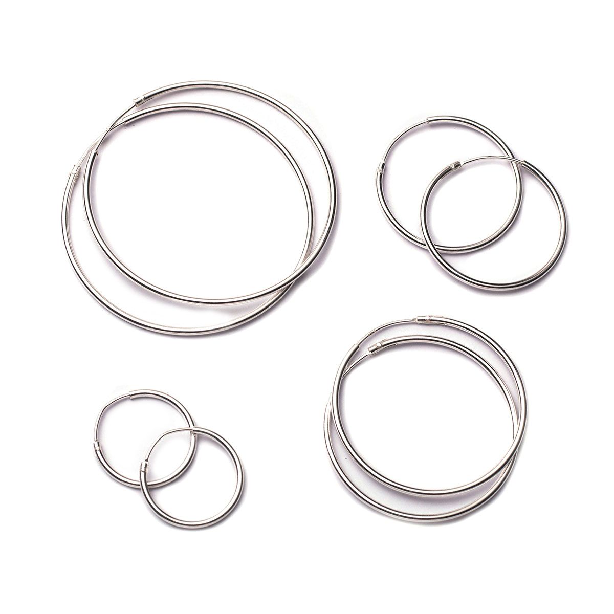 Earring findings for jewelry making. - Seaview Circles - 8105