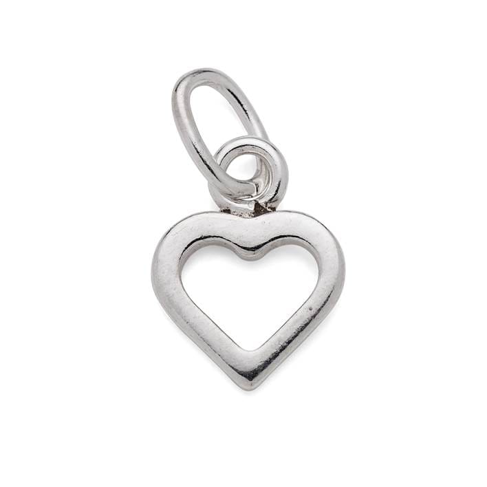 Sterling Silver Open Heart Charm