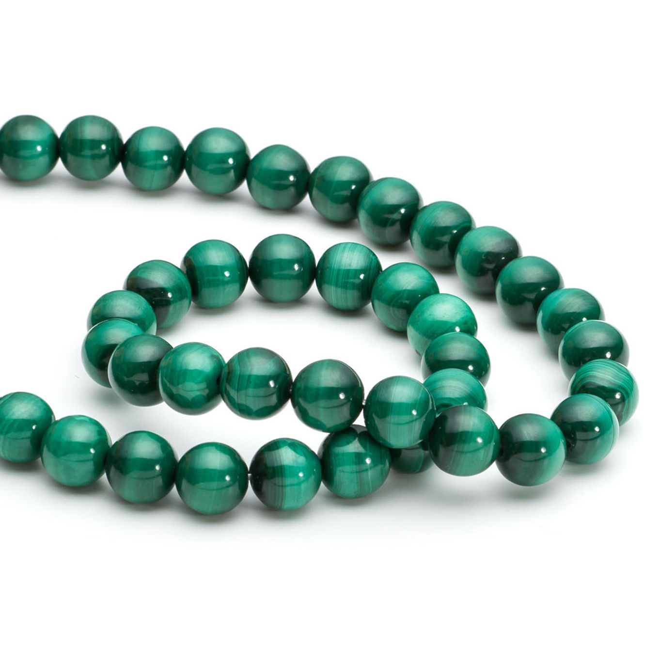 Malachite Round Beads - Various sizes