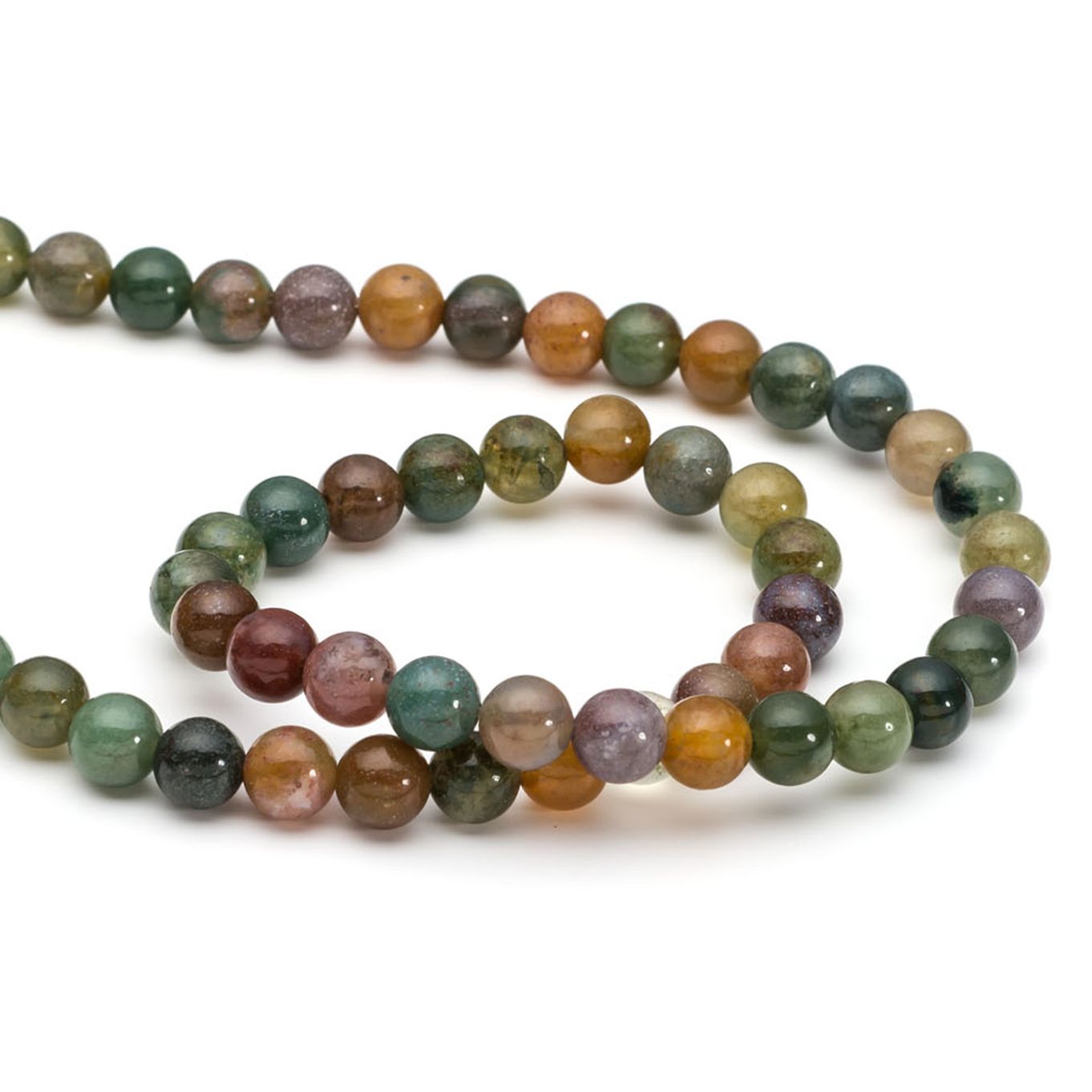 Indian Agate Round Beads - Various sizes