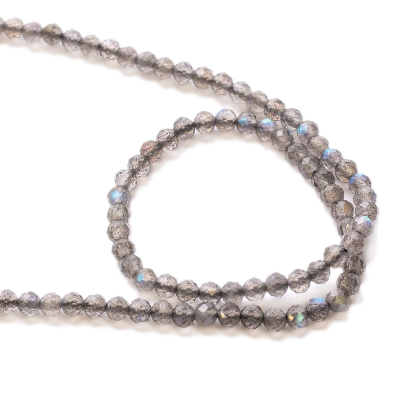 Labradorite Faceted Round Beads - Various sizes