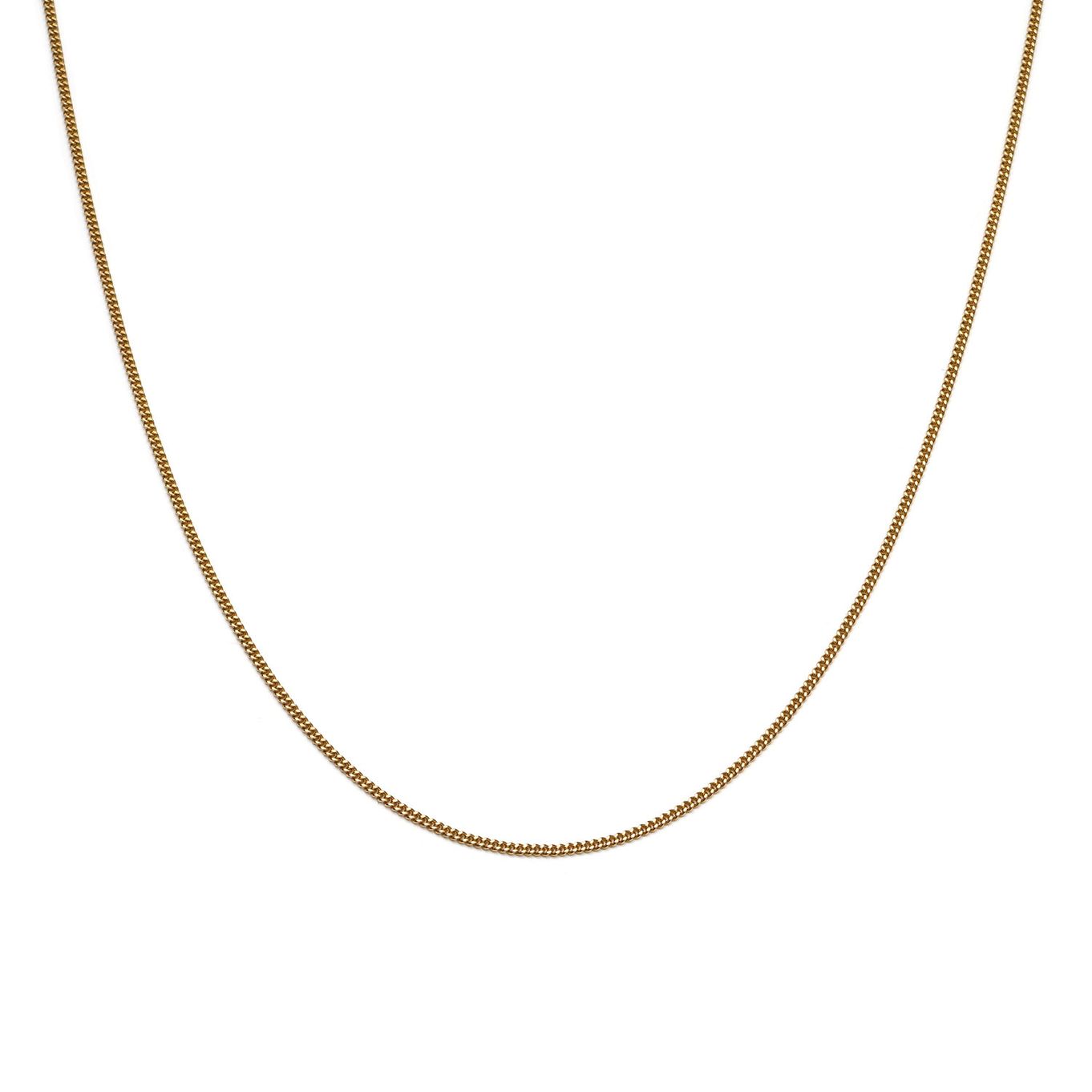 9ct Gold Filed Curb Chain | Kernowcraft