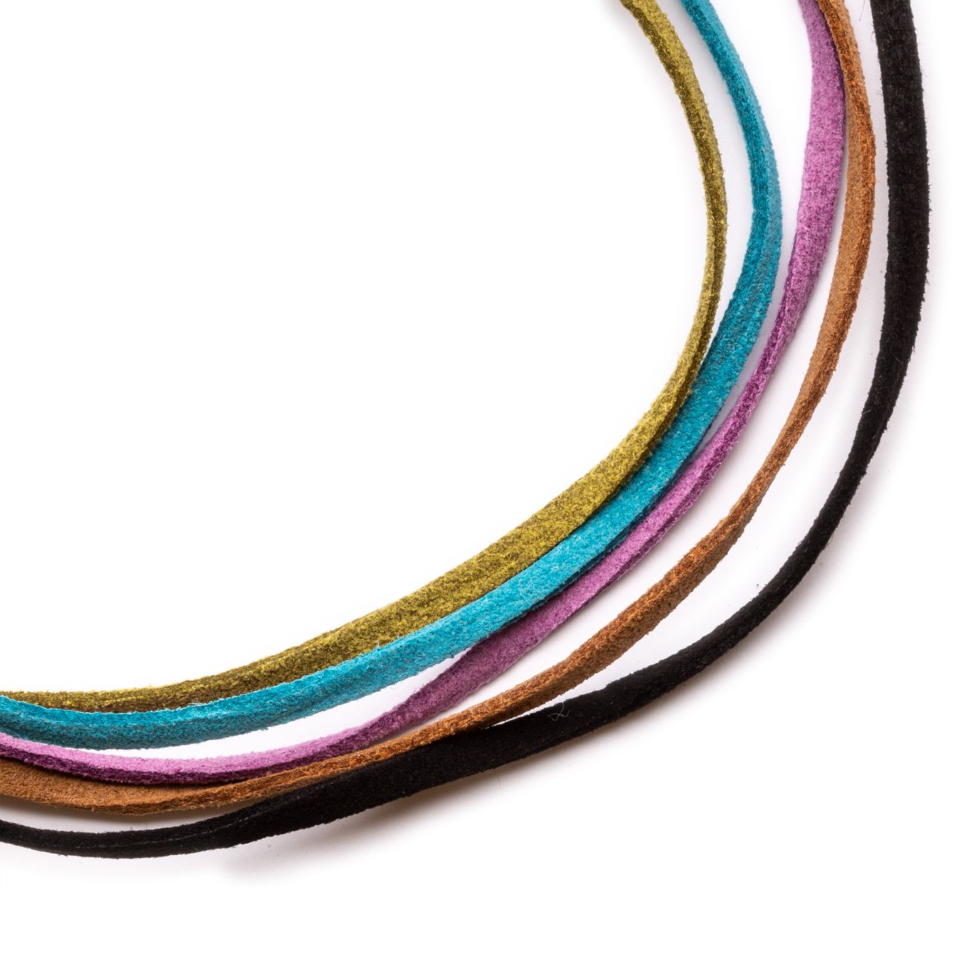 Micro Fibre Flat Suede Cord, 3mm - Various options