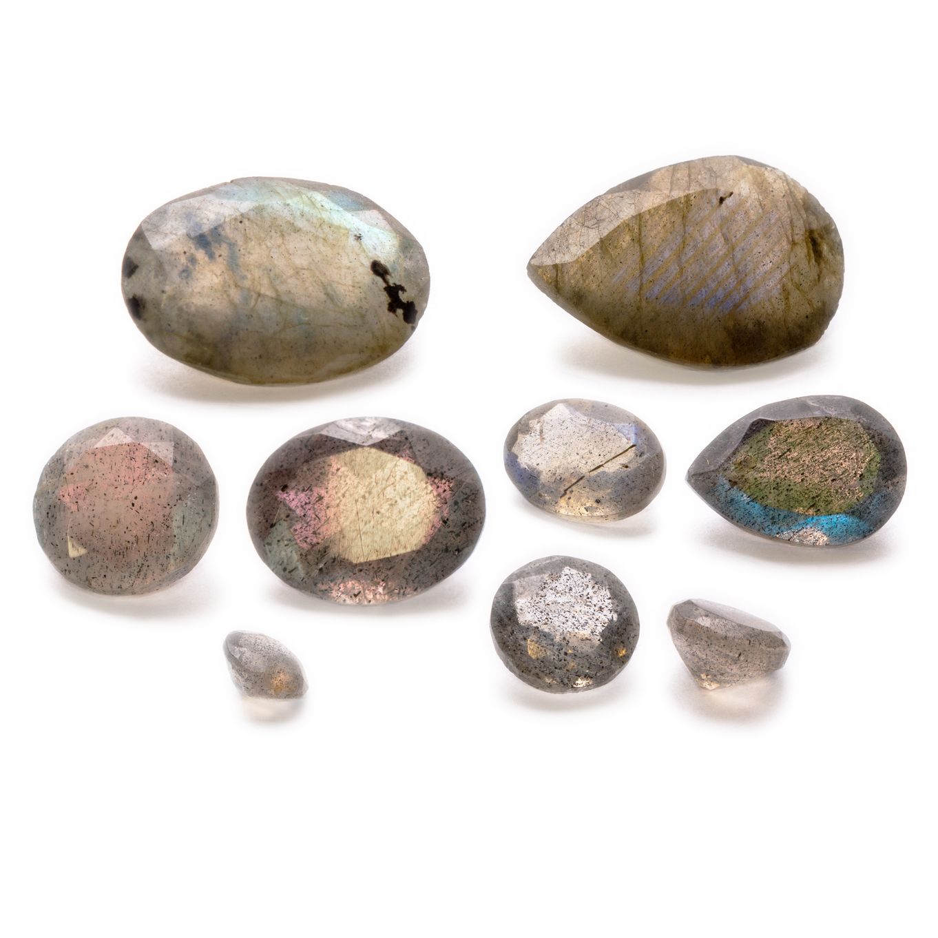 Labradorite Faceted Stones