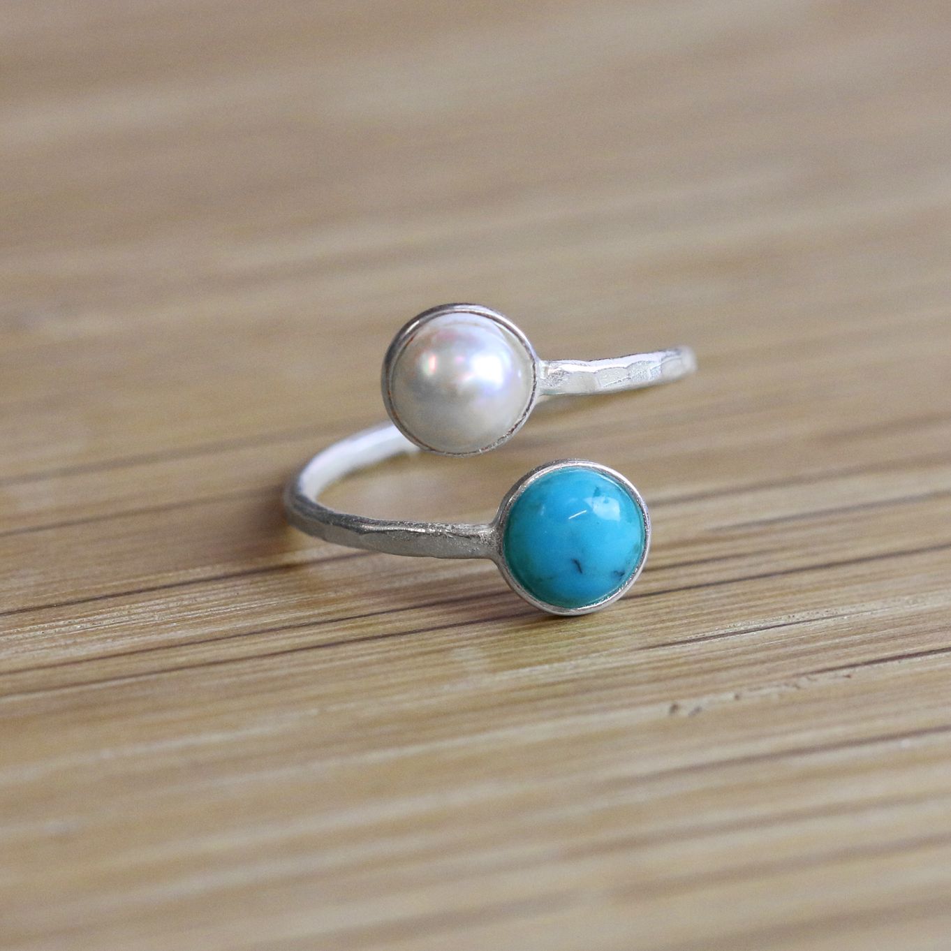 Mother and Child Birthstone Ring
