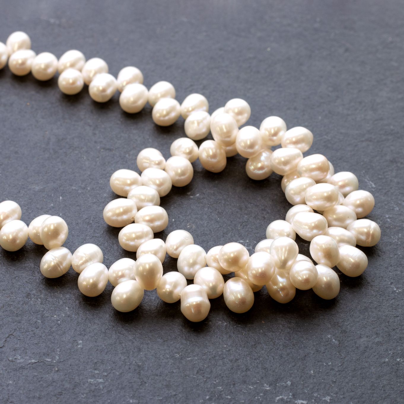 Natural Freshwater White Pearl Beads for Jewelry Making - Dearbeads