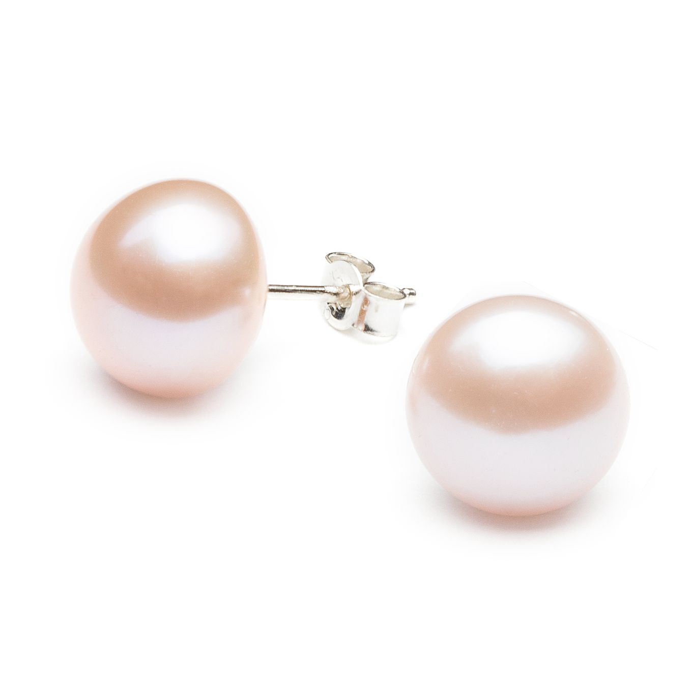 Cultured Freshwater Blush Pearl Stud Earrings