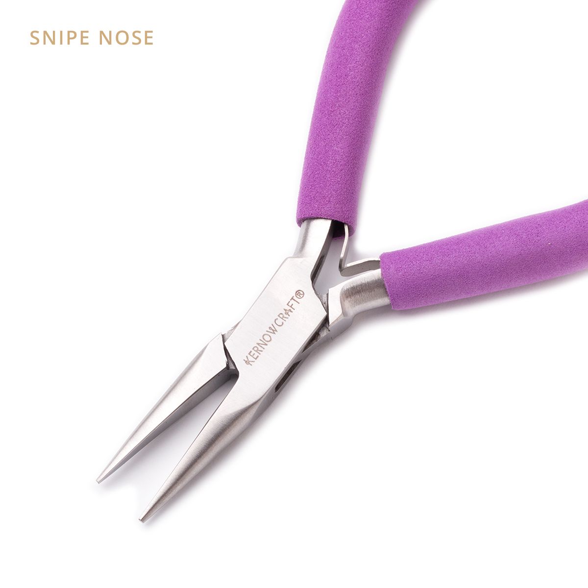 Mini 4.7 Purple Chain Nose Pliers for Jewelry Making 46-1031 