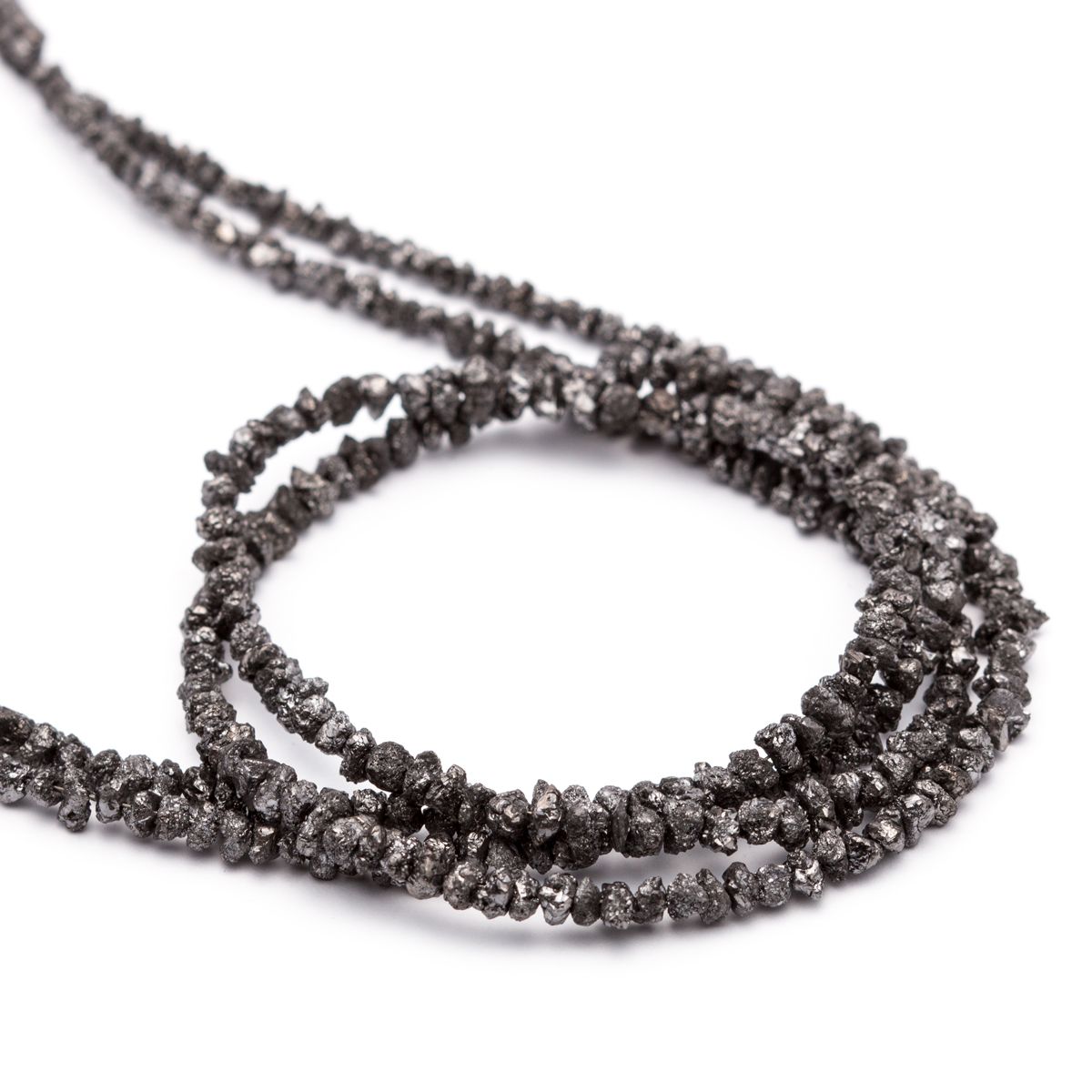 Black Diamond Natural Rough Nugget Beads