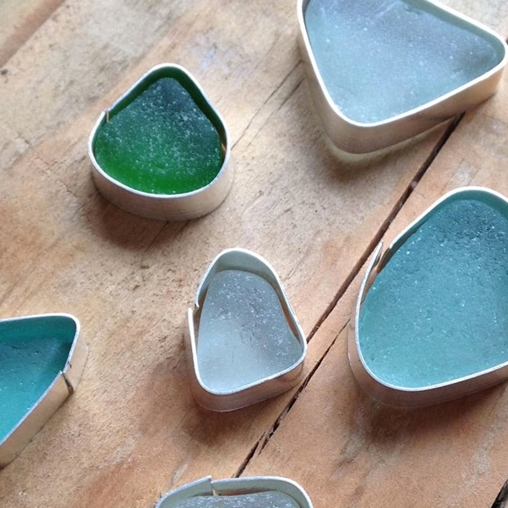 Jewelry made from 2024 sea glass