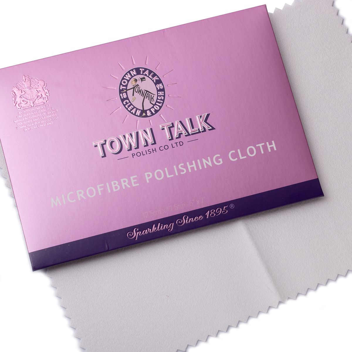 Town Talk Miraculous Microfibre Jewellery Cleaning Cloth, Approx 17.5x12.5cm