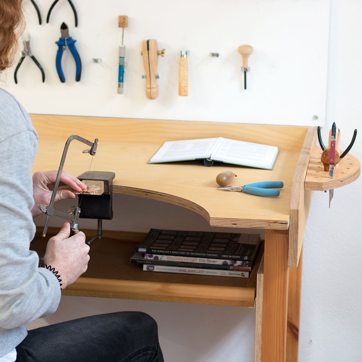 DIY Wednesday: Jeweler's Bench  Jewellers bench, Diy jewellery