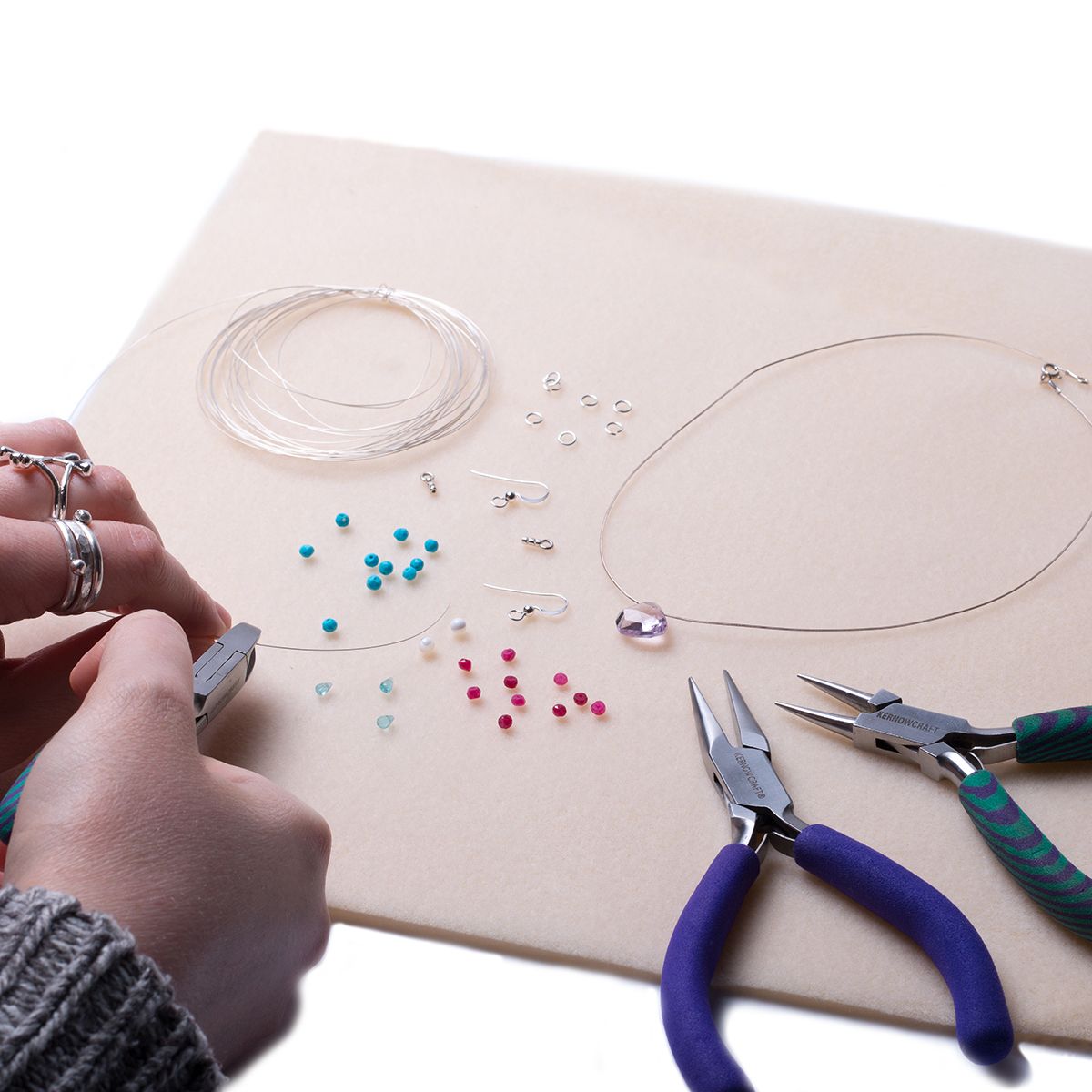 Jewelry Pliers Tool & Equipment for Handcraft Beadwork Repair Beading  Making Needlework DIY Jewellery Accessory Design