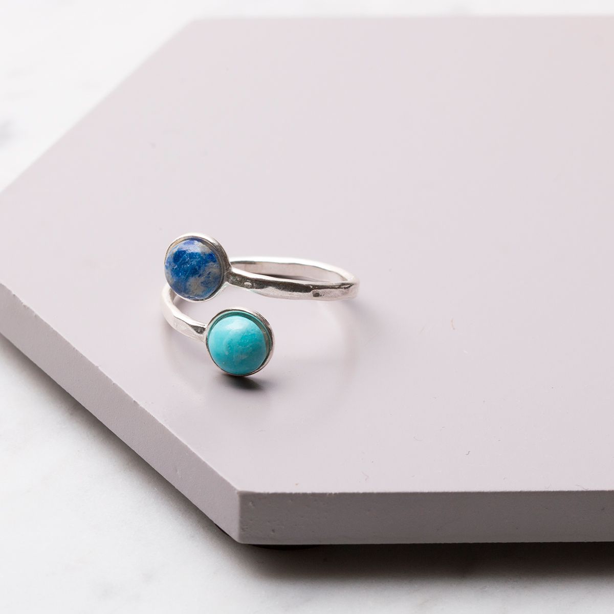Lapis & Turquoise Ring