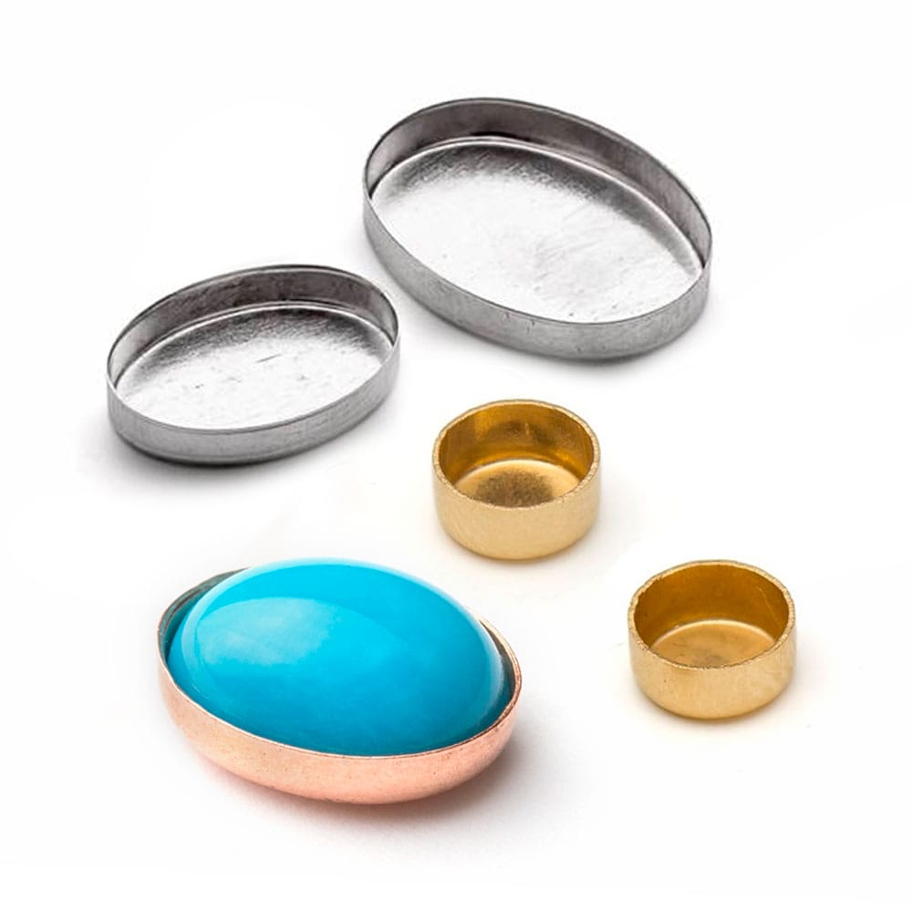 Bezel cups for jewelry on sale making