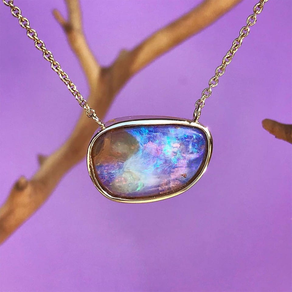 Opal on sale necklace price