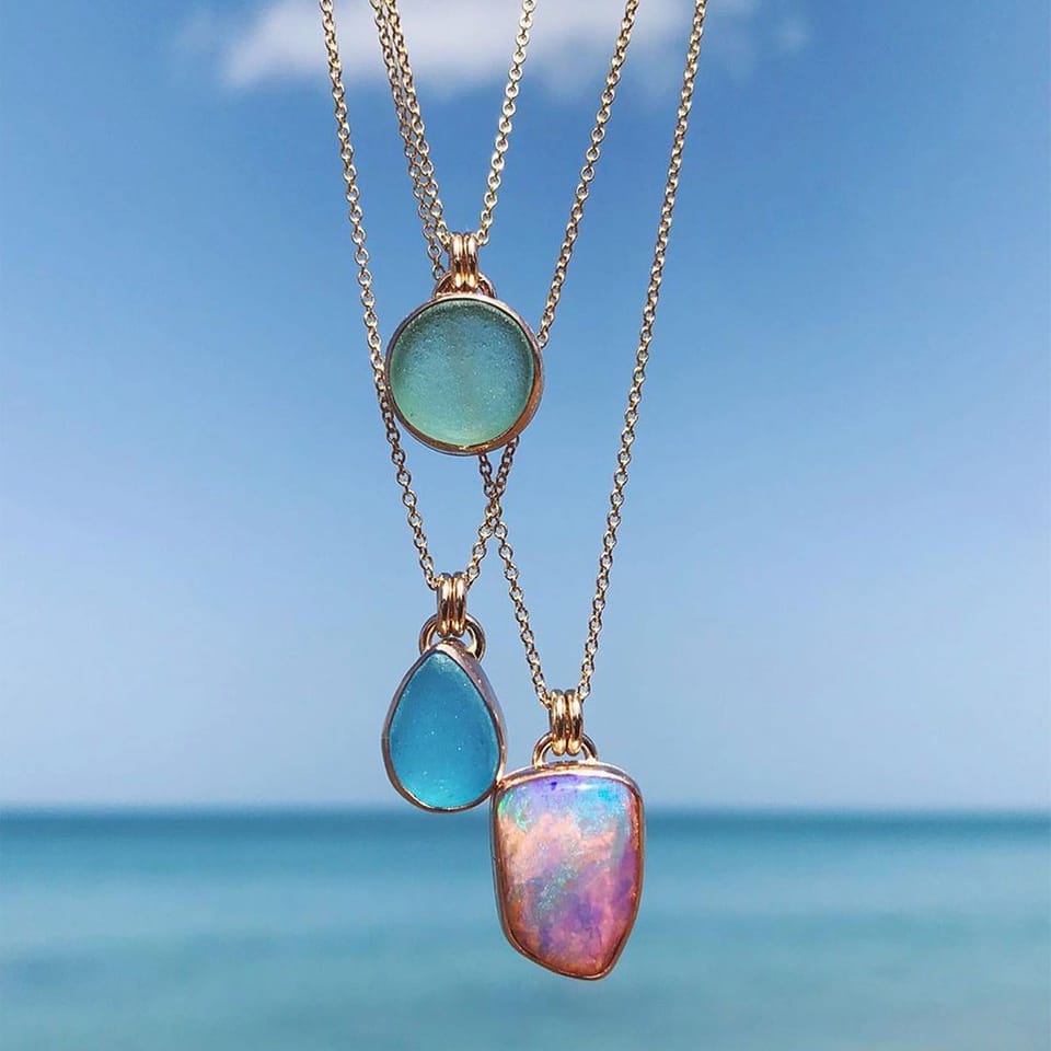 Opal stone sales jewelry designer