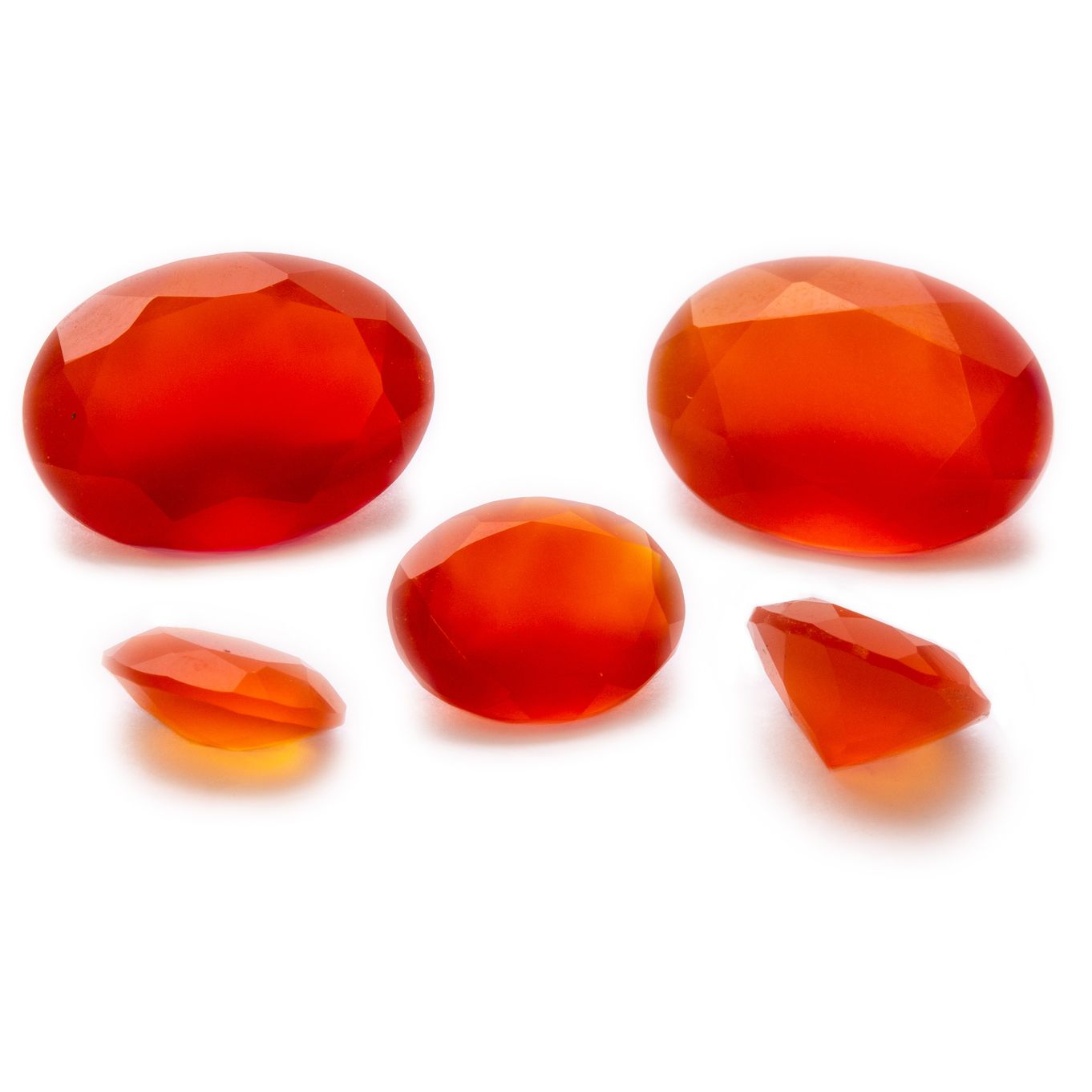 Carnelian Faceted Stones