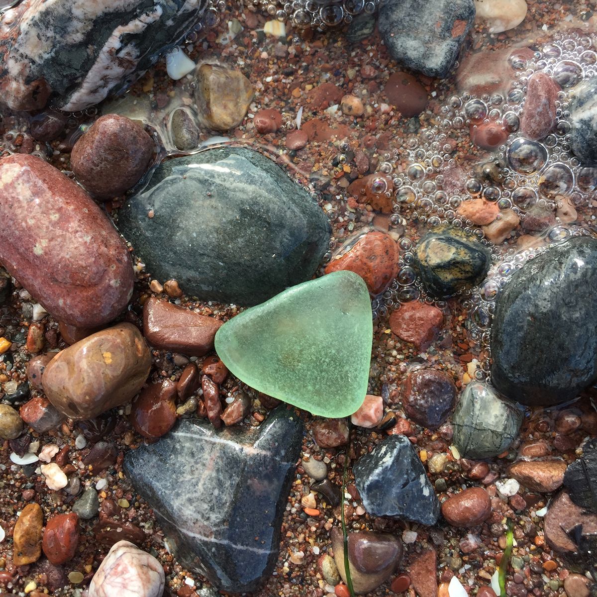 The Enduring Beauty Of Sea Glass Engagement Rings