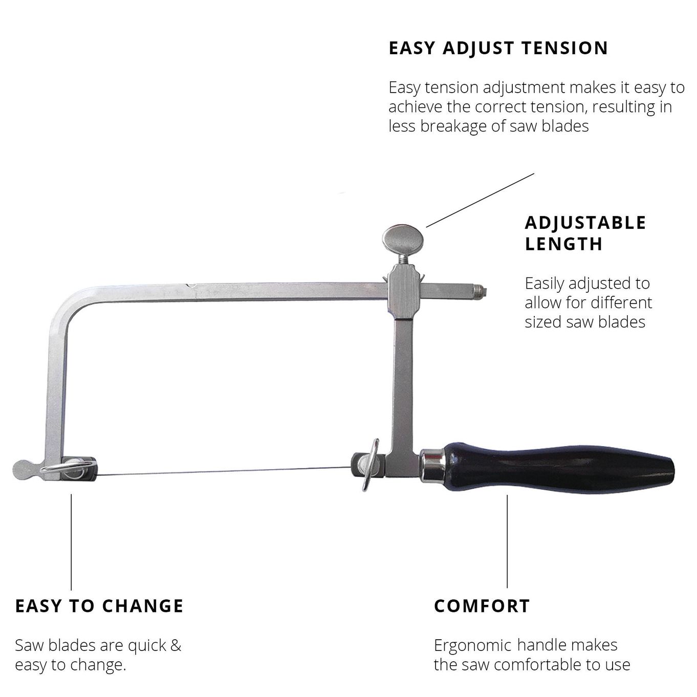 Jewellers Swiss Piercing Saw Frame