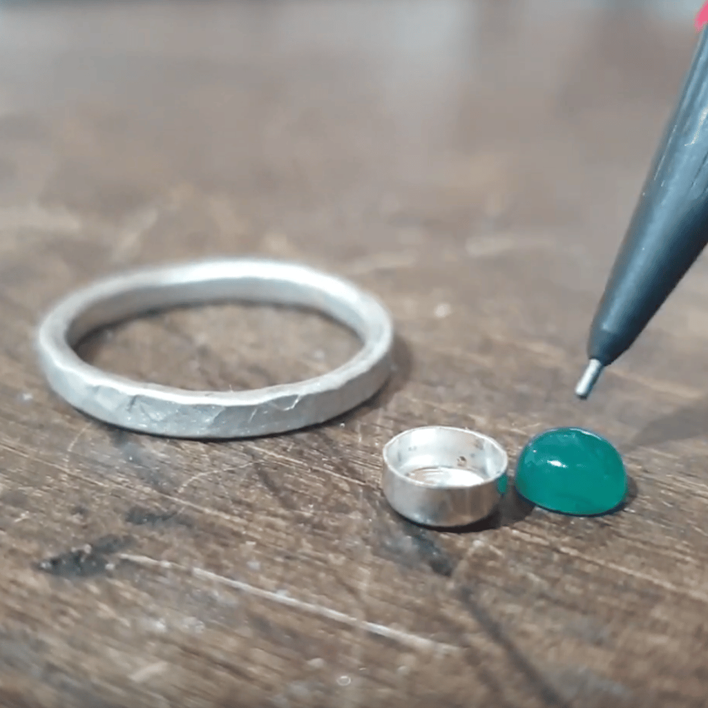 How To Make A Sea Glass Ring With Bezel Setting