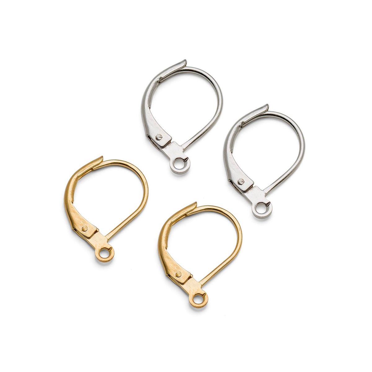 Gold Filled French Wire Earrings Jewerly - Pack of 12