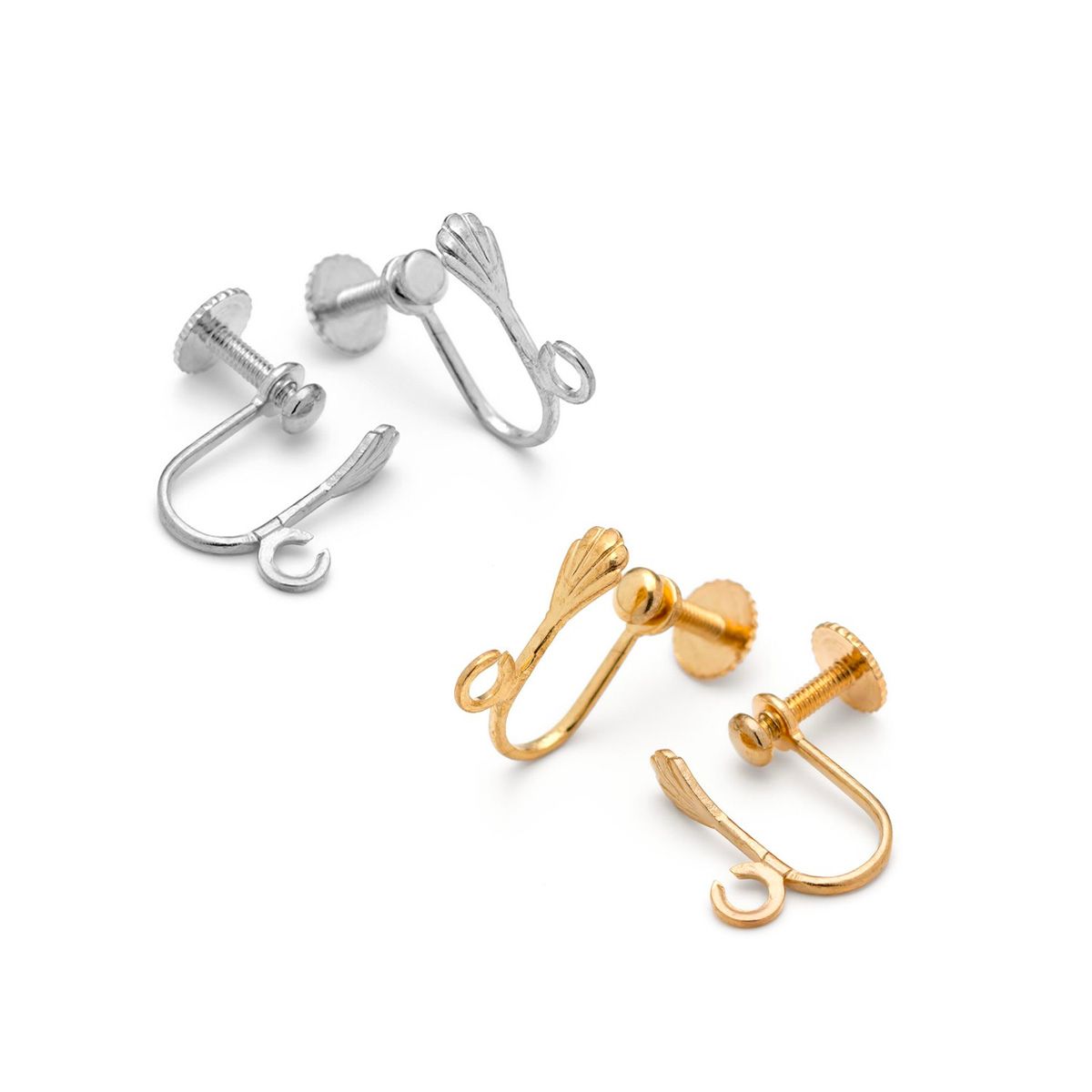 Plated Ear Screws with Loop (Pair)