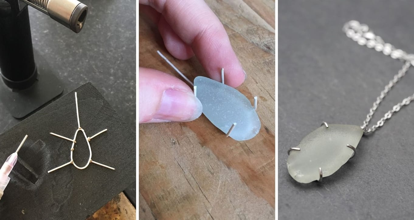 Jewellery Making With Sea Glass: Stone Setting Tutorials