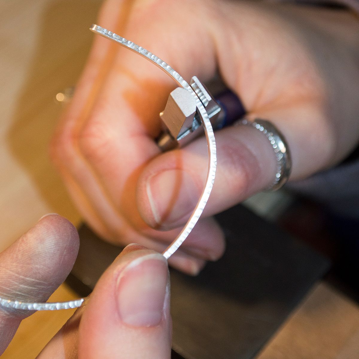 How To Make A Textured Cuff Bracelet