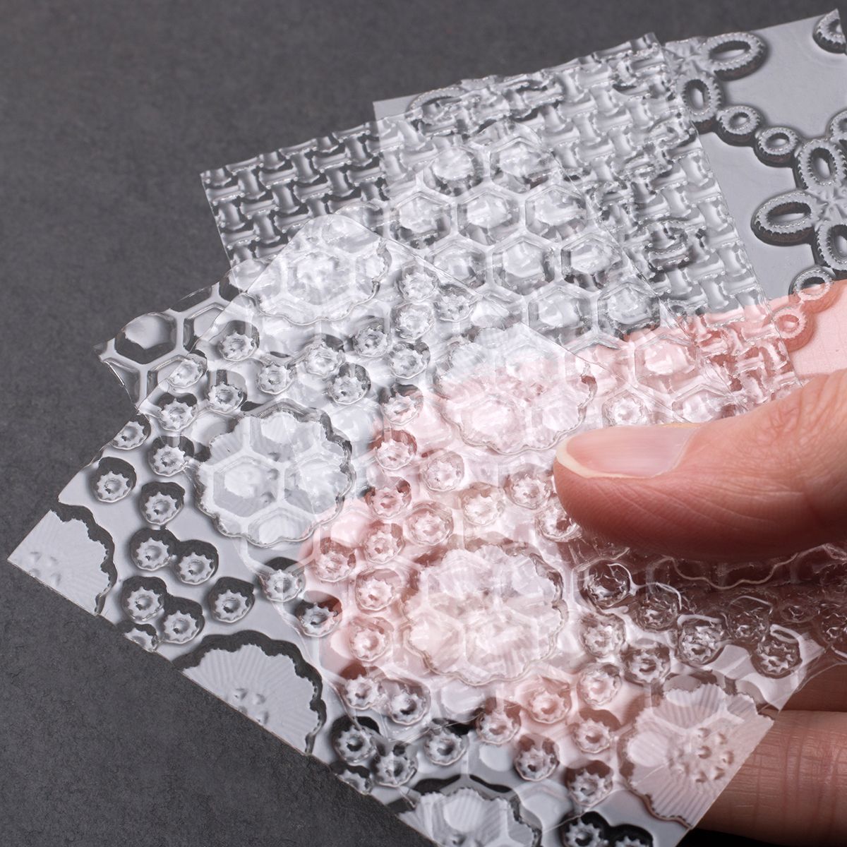 Texture Plates for Metal Clay, Pack of 4