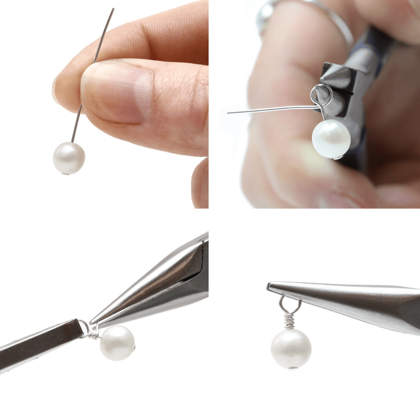 Earrings polymeric technique slab - Perles & Co
