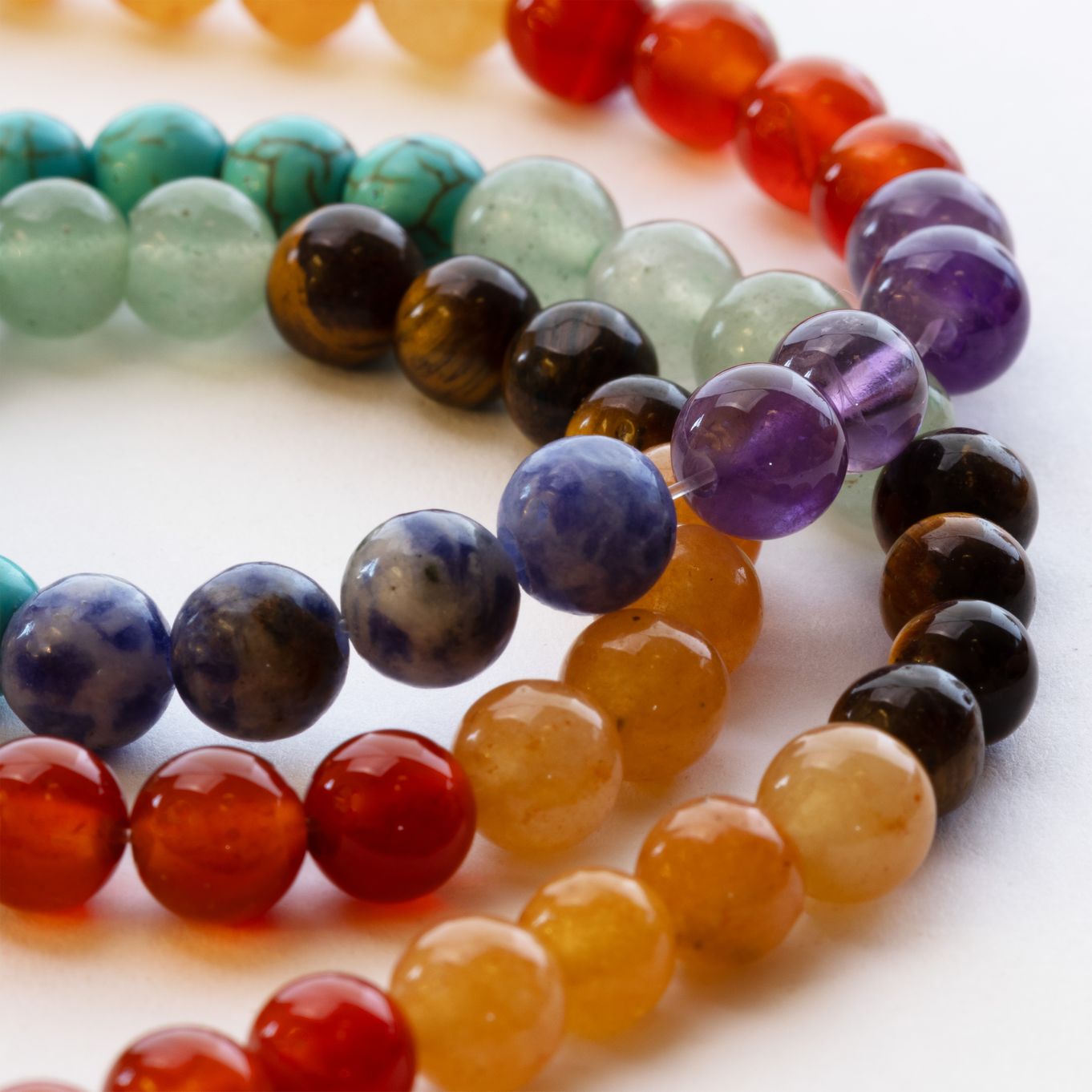 SIZE MEDIUM (7) | Ready-To-Ship Colourful Bead Bracelets