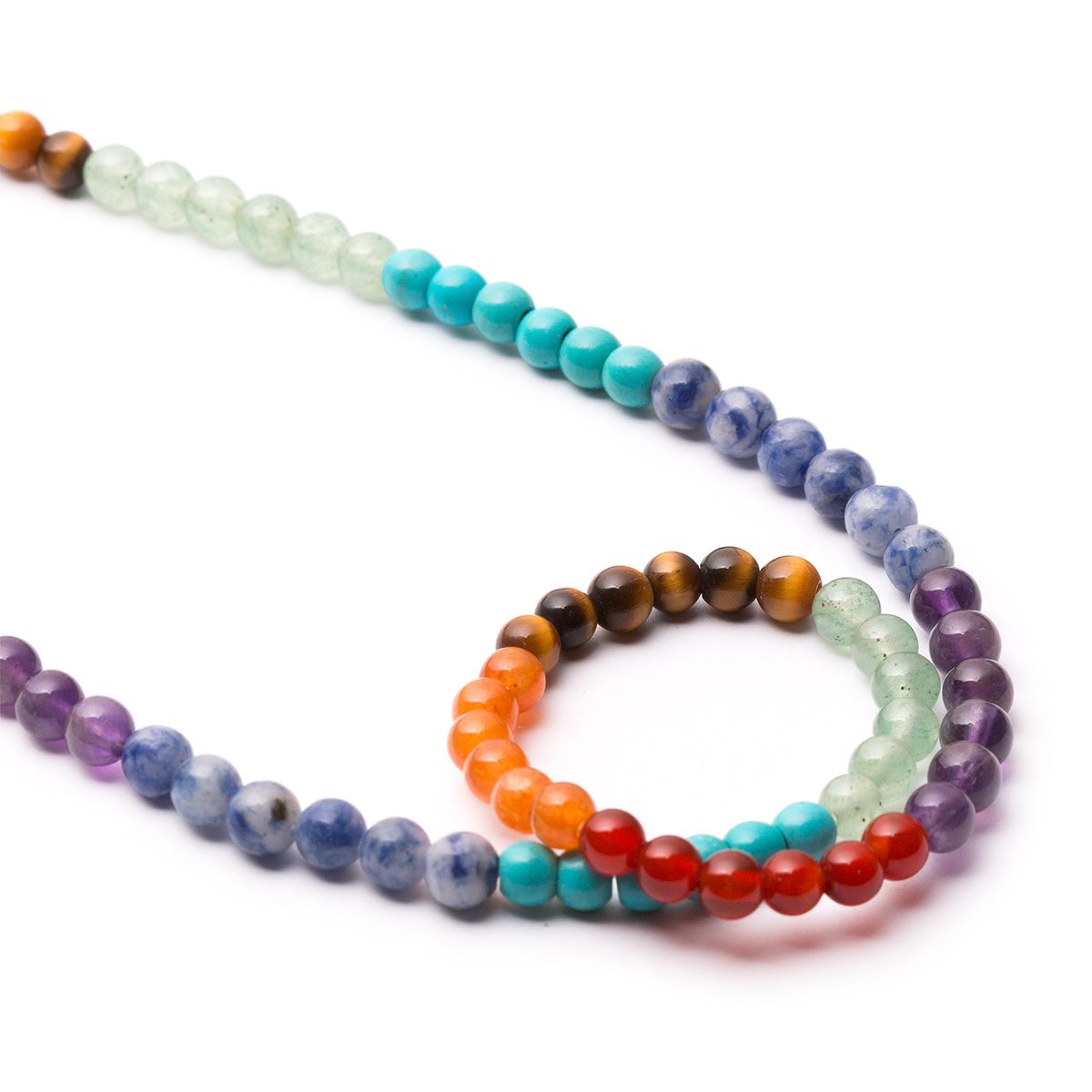 Round Gemstone Chakra Beads | Kernowcraft