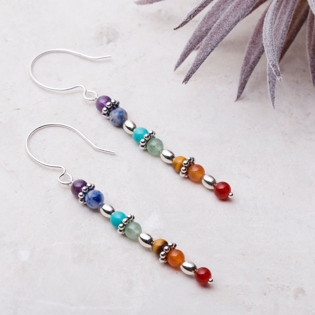 Chakra Drop Earrings