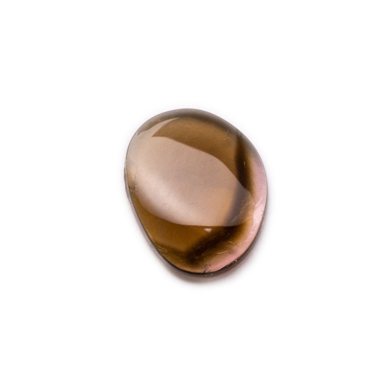 Watermelon Tourmaline Freeform Slice, Approx 10.5x8.5mm