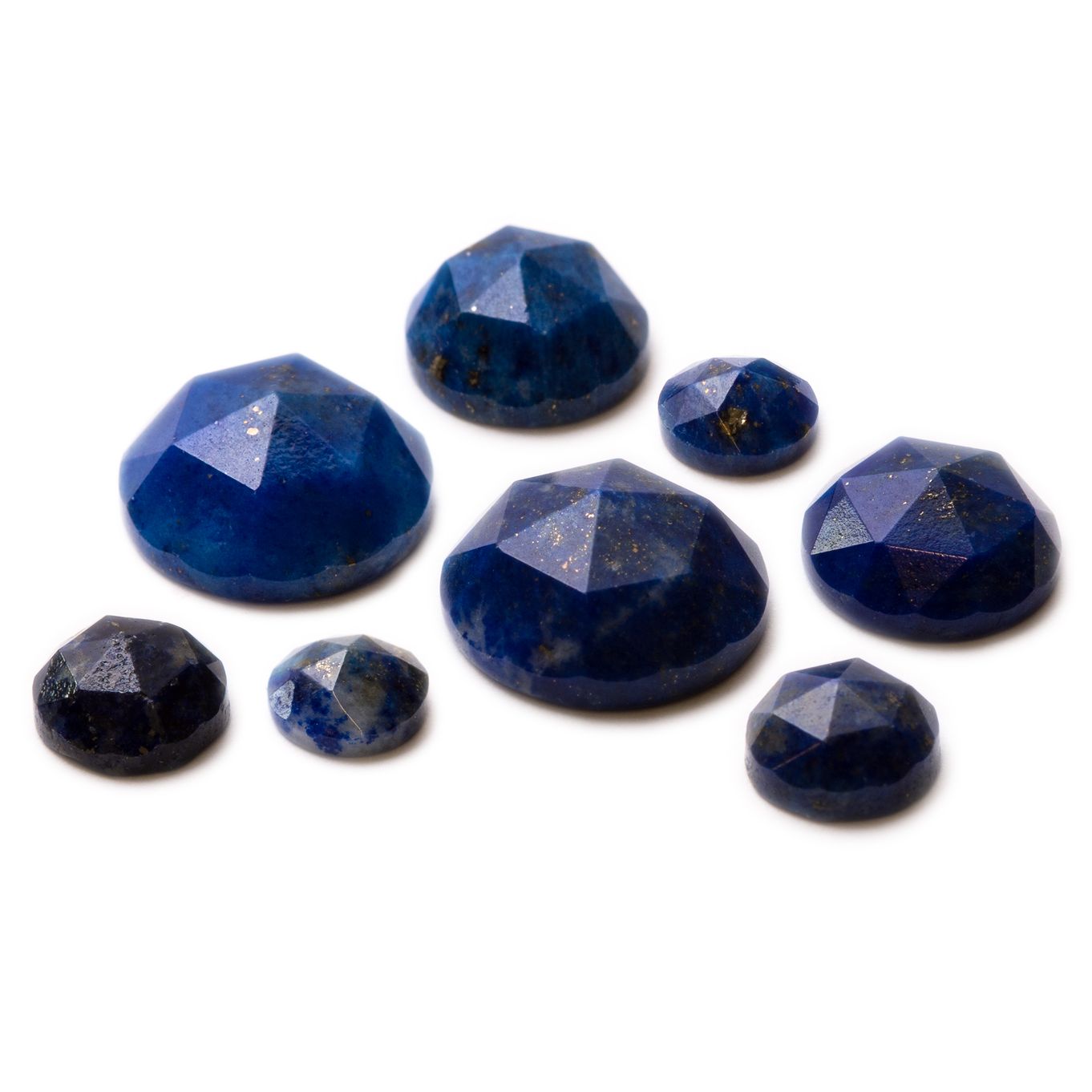 Lapis Lazuli Rose Cut Cabochons