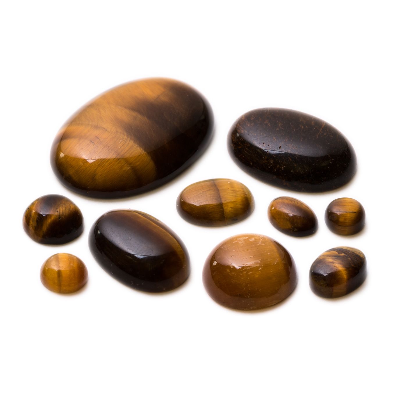 Golden Tiger's Eye Cabochons
