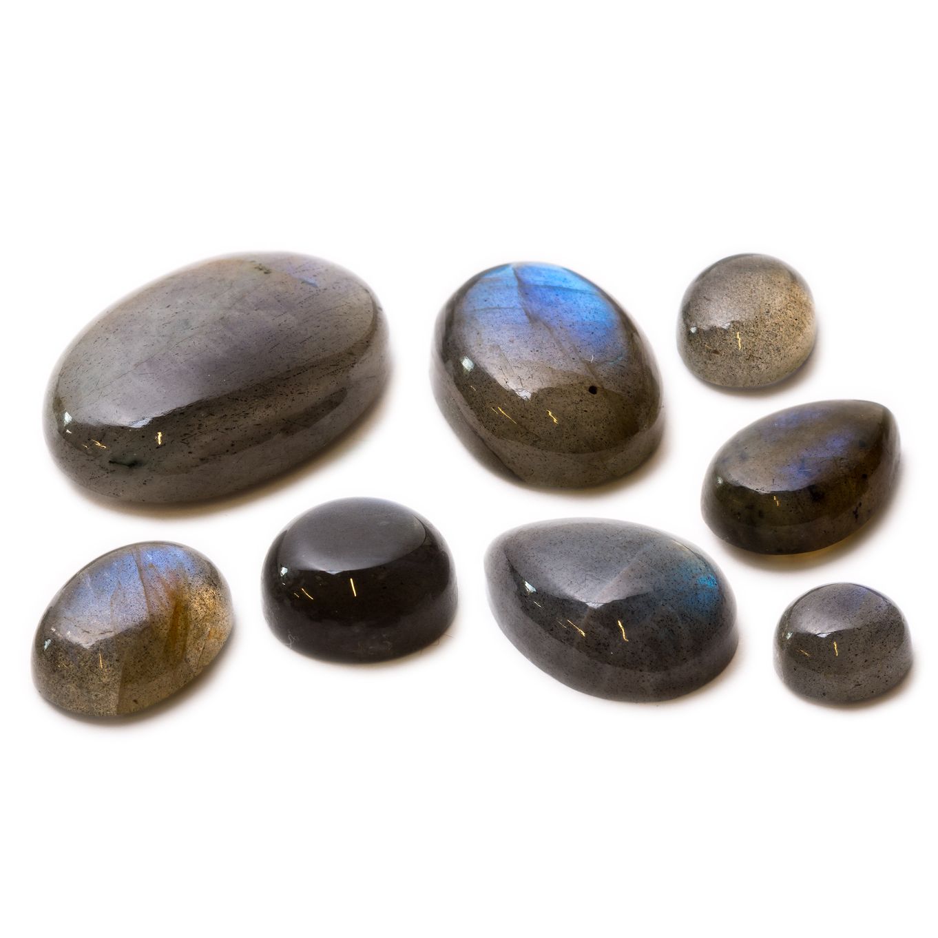 Blue Flash Labradorite Cabochons