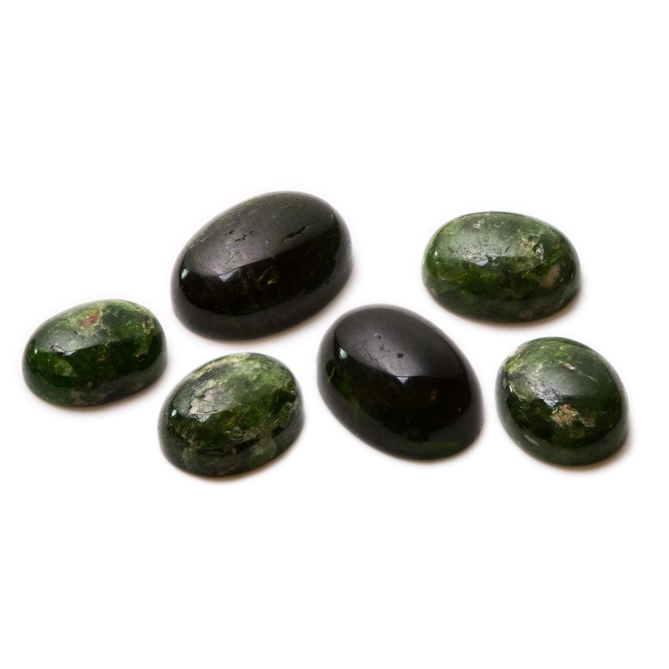 Chrome Diopside Cabochons