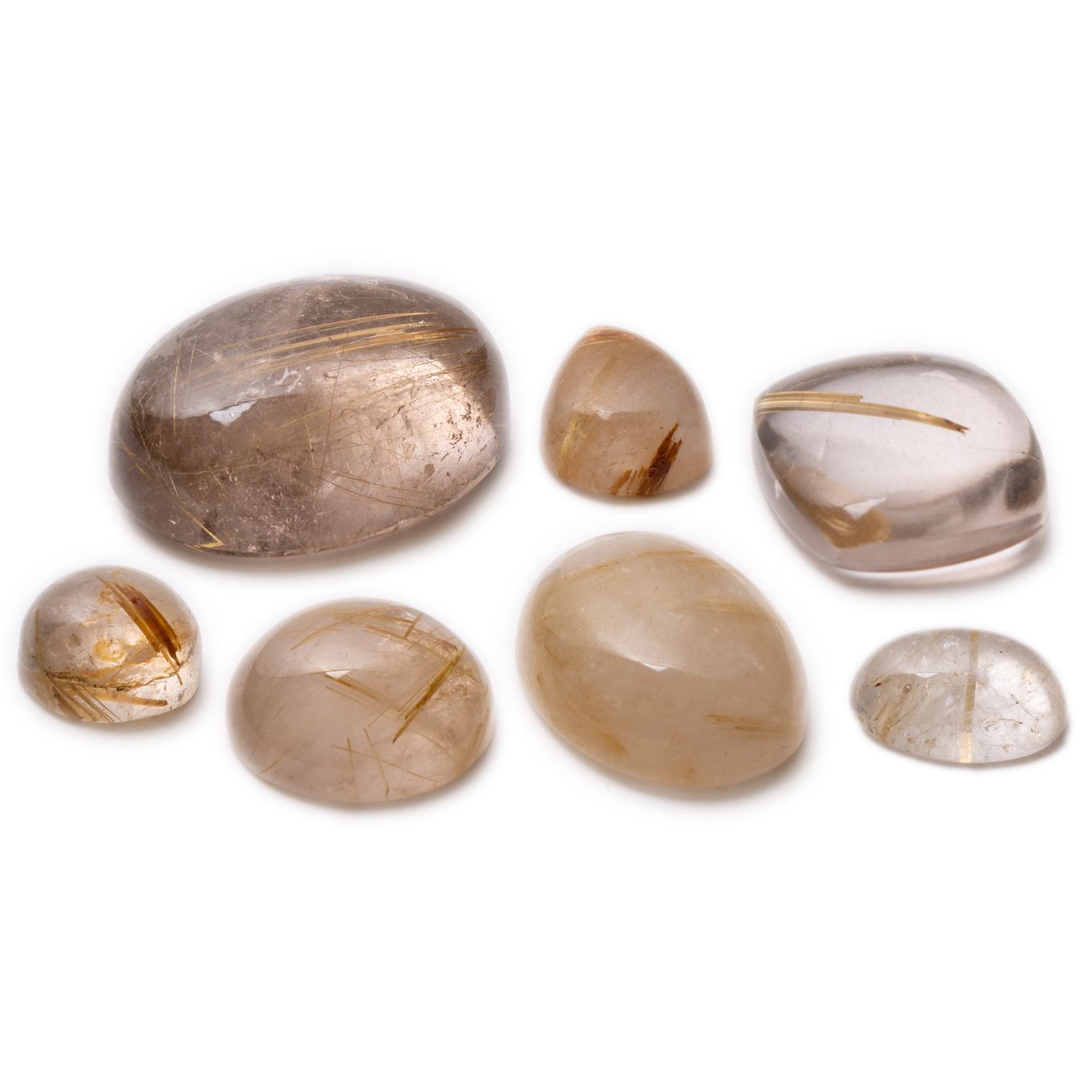 Golden Rutile Quartz Cabochons