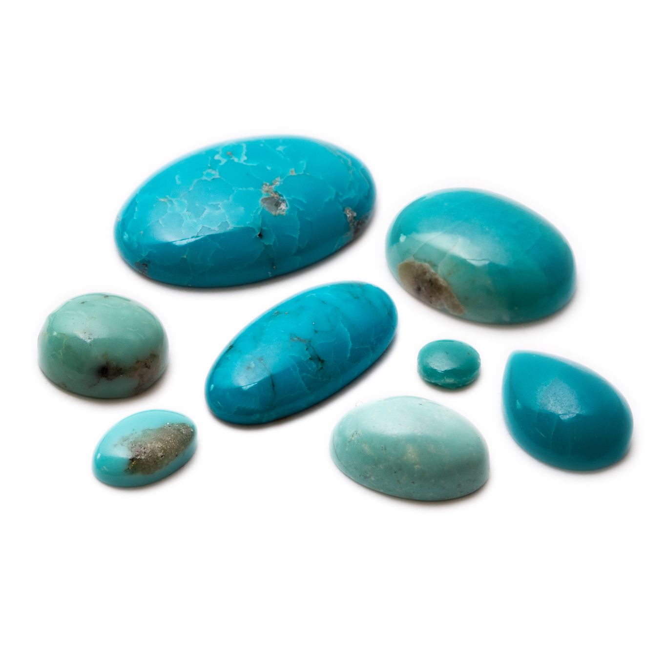 Turquoise Matrix Cabochons